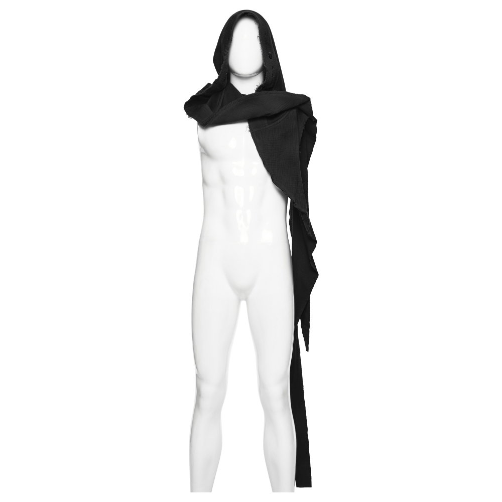 Punk Rave - Vulture Witcher Scarf Hood Scarf - Black